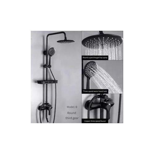 Quality Standing Bathroom Shower Black
