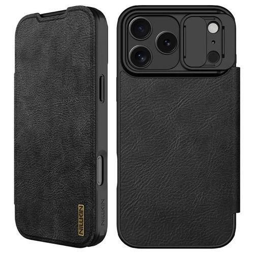 Nillkin Qin Pro Leather Case for iPhone 17 Pro Max - Black