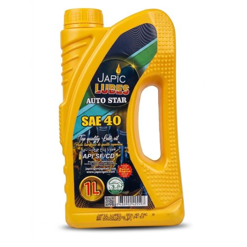 japic lubes auto star SAE 40