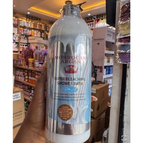 Super blea-ching shower bath