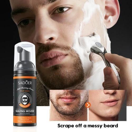 Men’s Shaving Mousse – Rich Foam, Smooth Shave & Stubble Softener Genetic Effective Anti Bump Shaving Mousse For Smooth Shaving-After Shaves Dark Spot Removal