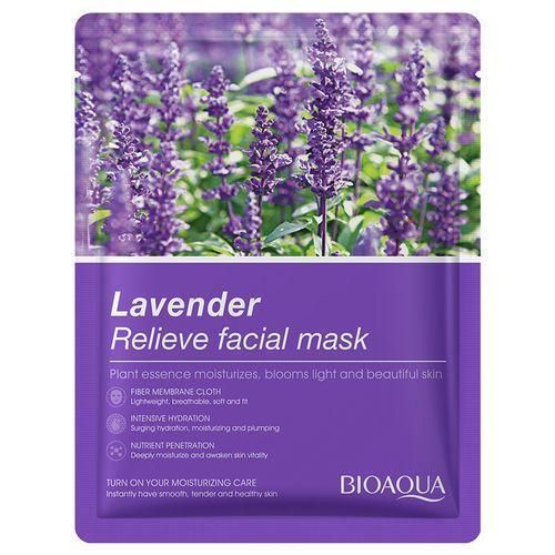 20 PIECES - LAVENDER Extract Essence Moisturizing Hydrating Brighten Facial Mask
