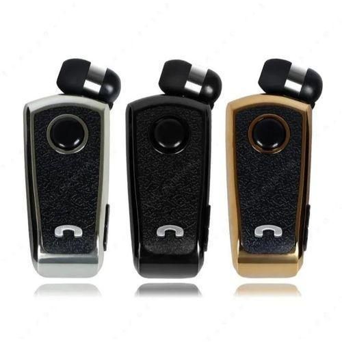 Q7 Trouvaille Collar Clip Wireless Headphones In Lotus Bluetooth Earphones Headset Vibrate Handsfree Earbuds With Retractable Wire