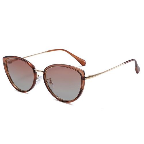 New High-End White-Enhancing Olive Cat-Eye Sunglasses for Women, Special for Driving, Anti-Uv Sunglasses