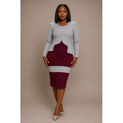 Elegant Lovely Easy Fit Classy Ladies Corporate Gown