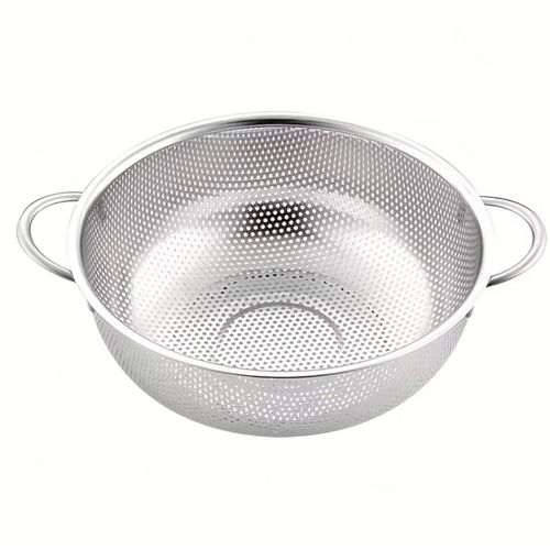 Stainless Steel Colander, Drain Basin, Kitchen Additions, Large Mesh Bag for Kitchen, Filter with Handle, Fine Filter for Draining Pasta, Vegetables And Food, Christmas, Halloween, Oktoberfest, Thanksgiving, Holiday Gifts