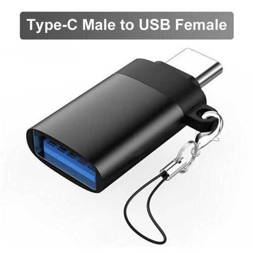 USB Type-C to USB 3.0 Adapter , Type-C Male to USB Female OTG Cable Adapter High-Speed Data Sync Transfer Connector Compatible with MacBook Pro/Air, iPad Pro, Samsung Galaxy S23/S22, iPhone 15 Plus/Pro Max, Pixel, USB Flash Drives, Laptops