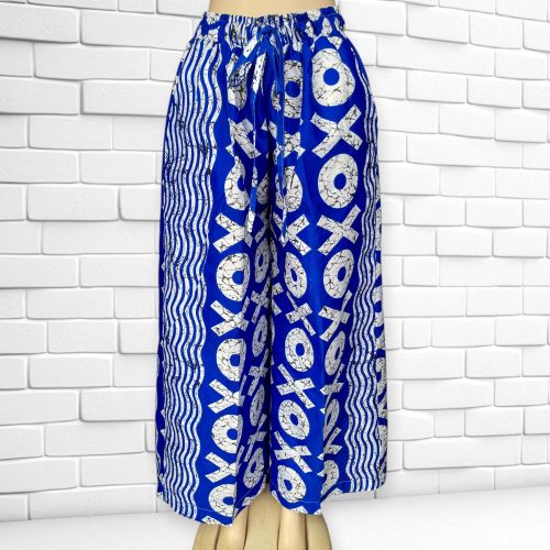 JUMBO ANKARA TROUSER.SIZE 8
