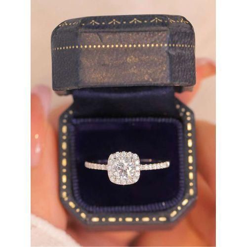 Adjustable Diamond Proposal Ring (Square) + Free Case