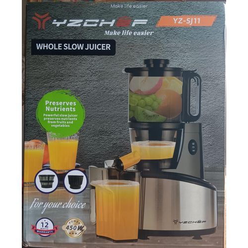 Yzchef Whole Slow Multifunction Juicer Extractor