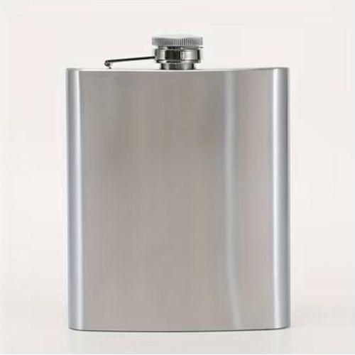 Portable Stainless Steel Flask, Suitable For Whiskey, Alcohol.