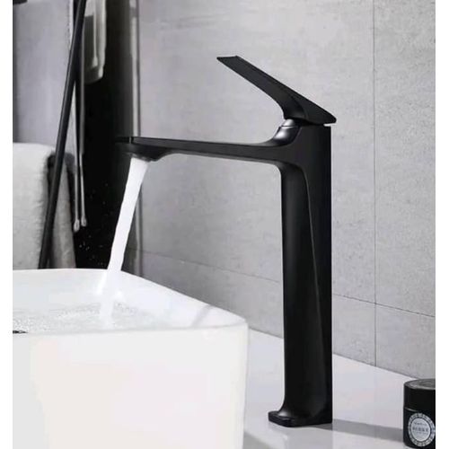 Prestige matte black vessel mixer
