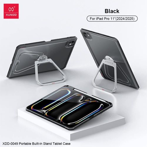 Xundd Case for iPad Pro 11 Inch 2020/2021/2022 Shockproof Back Case with Stand and Integrated Camera Cover