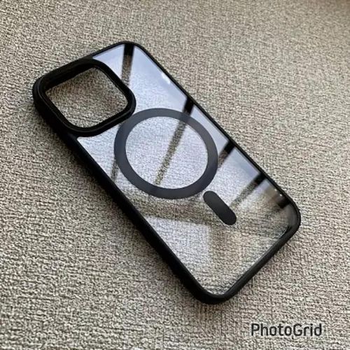 iPhone 15 pro full cover tempered protective magsafe back case