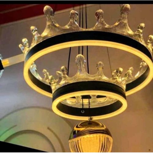 2 steps crown pendant chandelier light
