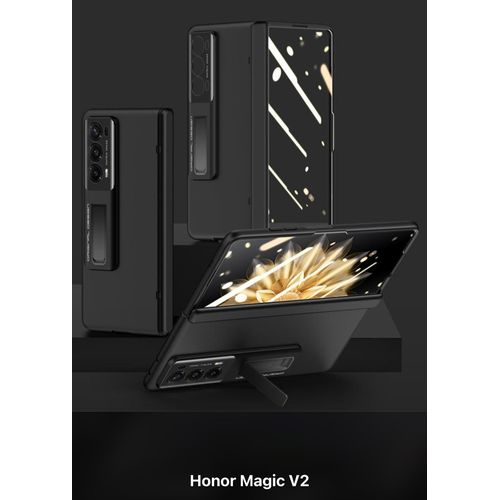 Honor Magic V2 5G skin touch Case with tempered glass