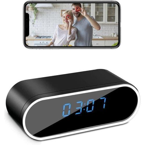 WIRELESS DIGITAL TABLE CLOCK WITH HIDDEN CAMERA