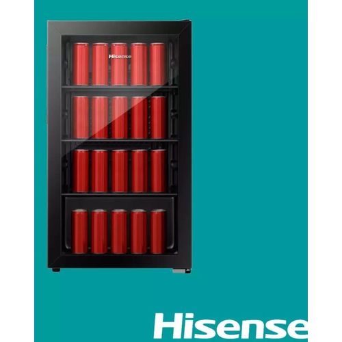 Glass Door Beverage Cooler 91L (94JC) HISREF94JC
