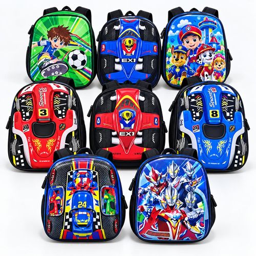 Small 3D Character School Backpack for Kids
