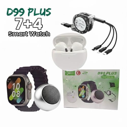UNIQUE D99 PLUS SMARTWATCH WITH PREMIUM GIFT ACCESSORIES