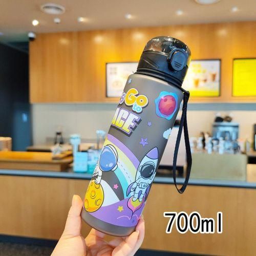 HIGH LOOKING CARTOON NEW GRADIENT FROSTED WATER BOTTLE 700ML