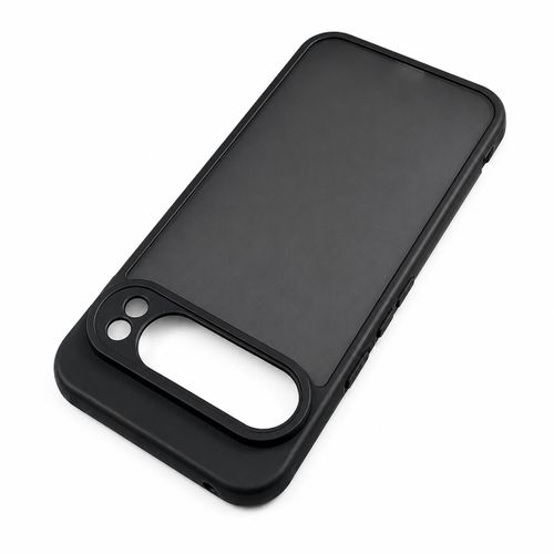 Pixel 9pro Silicone Phone Case & Pouch With Camera Protection - Scratch Resistance, Shockproof Protective Case - ( Black )