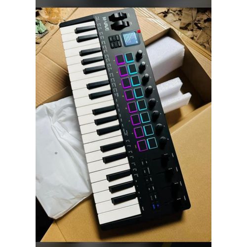 25-Key USB MIDI Keyboard Controller with RGB Pads & Control Knobs