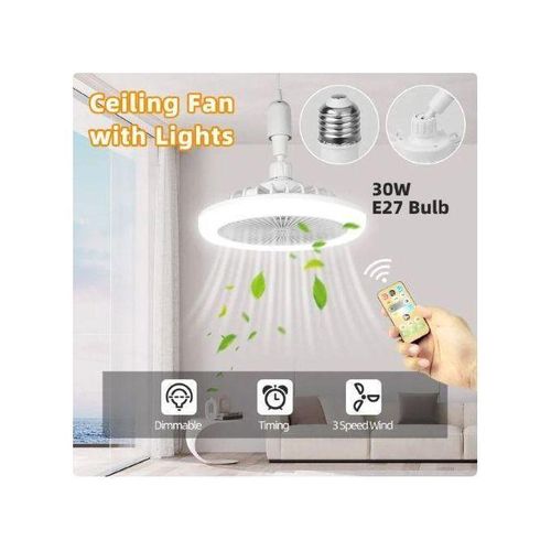 Ceiling Fan Light Lamp Remote Control Multi-function Ceiling Fans Light Strong Wind