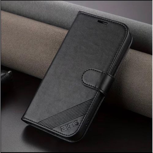 Redmi Note 15 Pro Open & Close Phone Case & Pouch RICH BOSS - High-Quality Artificial Leather Case Designed, Featuring RFID Blocking, a Card Slot, a Kickstand, And Strong Magnetic Closure, Providing Shockproof & Camera Protection. - ( Black )