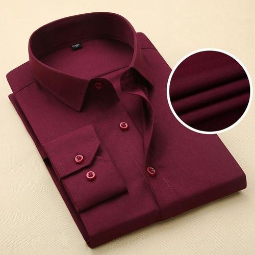 Quality Office Plain Long Sleeve Shirts