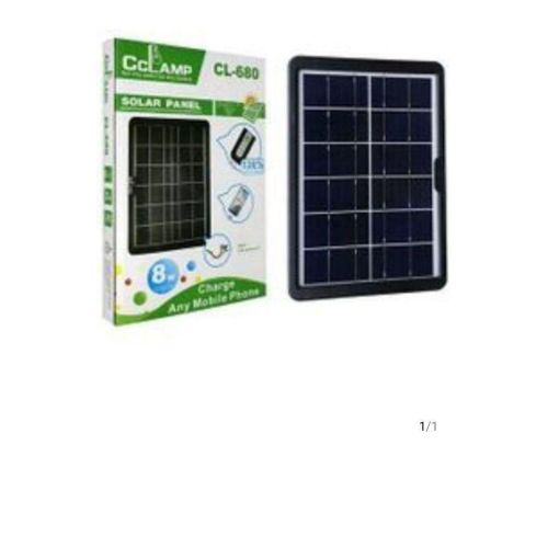 Solar phone charger with panel