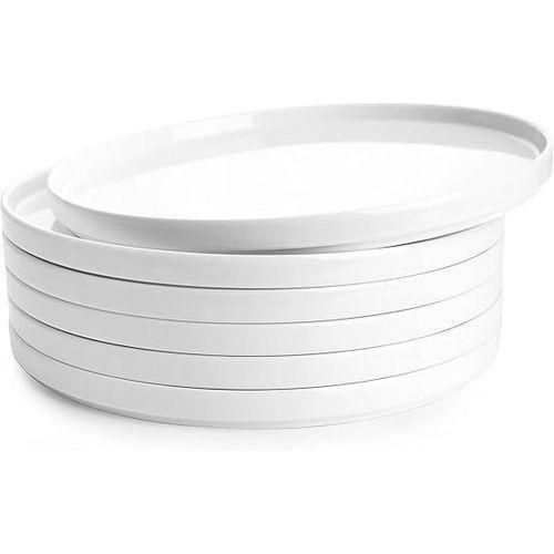 6 Pcs Dinnerware Flat Plates