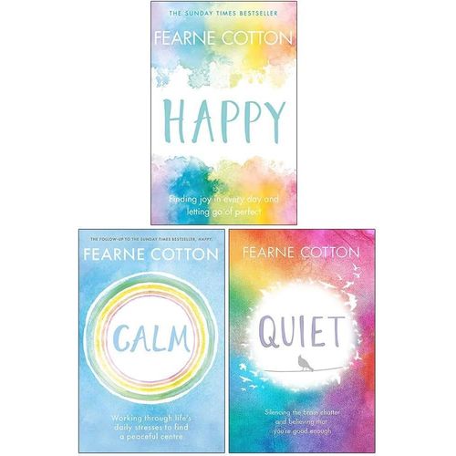 Fearne Cotton collection of 3 book set (Happy, Calm and Quiet)