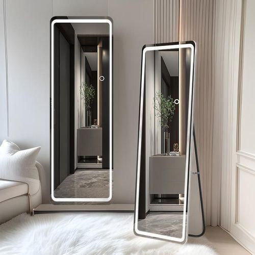 Elegant Standing / Wall Dressing Mirror with 3 Colour LED LIGHT