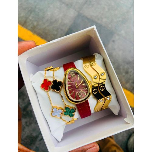 Classy watch & bracelet Stack