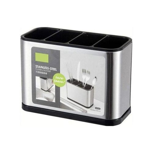 Quality Stainless Steel Cutlery Bucket and drainer