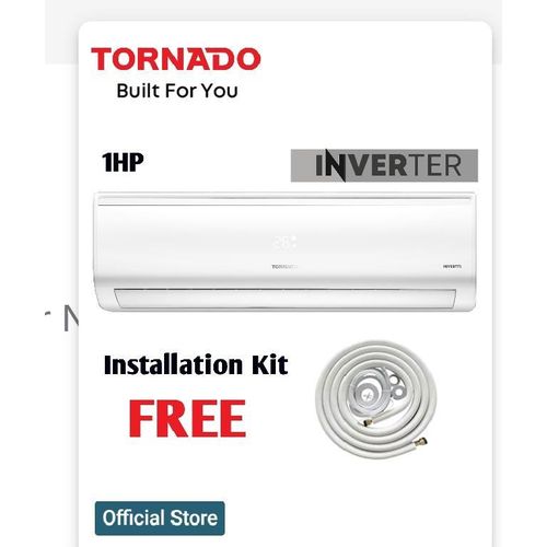 Inverter Air conditioner R410 copper Condenser+3m installation kit+24 month warranty -1HP