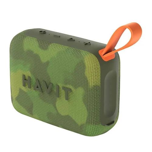 SK874BT Portable Wireless Speaker, IPX5 Waterproof, 8 Hours Playtime, Camou Outdoor Design