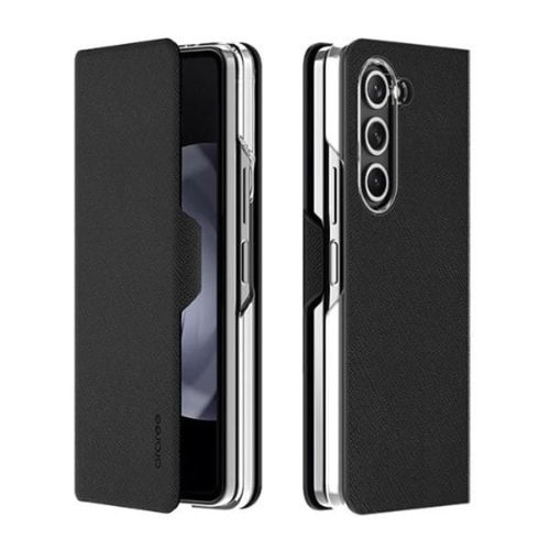 Araree Bonnet Diary Flip Case For Galaxy Z Fold 5 -black