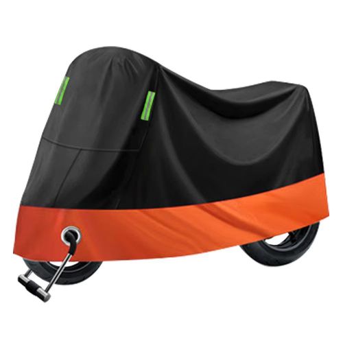 Motorcycle Cover + Security Keyhole, Sun/Dust Protection Motorcycle Cover -2XL