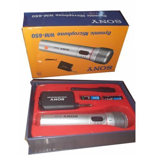 Dynamic Sony Wired And Wireless Microphone
