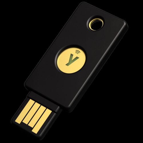YubiKey 5 NFC USB-A Two-Factor Security Key – FIDO2, U2F, NFC Hardware Authenticator
