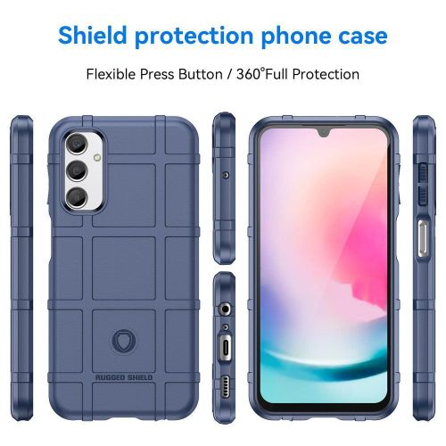 For Samsung Galaxy A24 Cover Shockproof Rugged Shield Soft Matte Armor Case