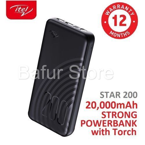 20000mAh Fast Charging, Bright Torch STAR Power Bank