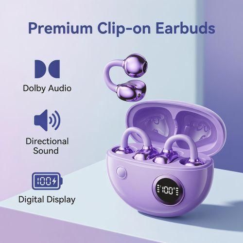 B22 Open Ear Clip On Bluetooth Earbuds IPX4 Waterproof Long Battery Sports Earphones