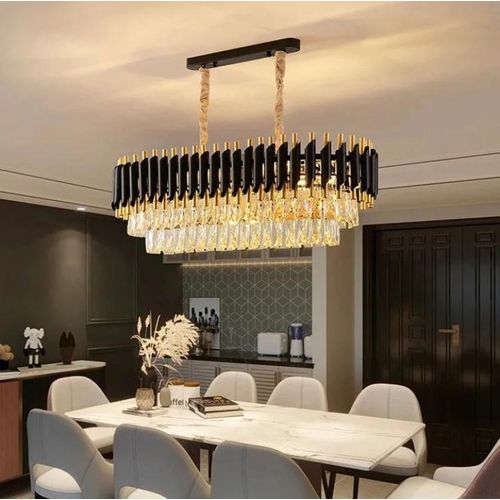 Modern luxury Crystal chandelier light living room, sitting room, dining table