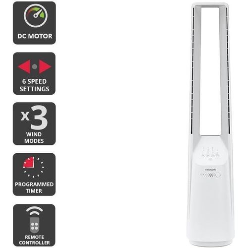 40inch Bladeless Tower Fan With Remote Control -33w