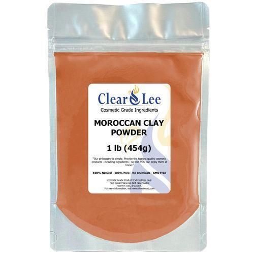 Moroccan Red Clay 1lbs 454G Skin Detox Rejuvenation
