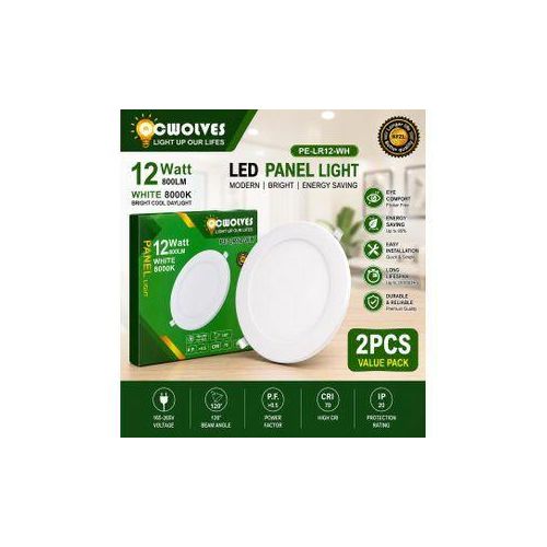 12w pop ceiling Light white (2 pieces)