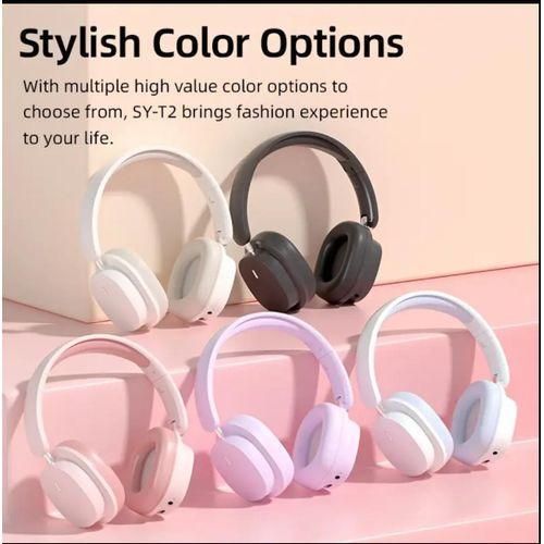 -T2 New Wireless Over-Ear Smart Noise-Canceling Wireless Headphones, Wireless Headphones Noise Cancelling, Headphones Wired, Wireless On Ear Headphones, Wireless Headset, Wireless Earbuds, Travel Headphones, Office Headphones, Modern Headphones.